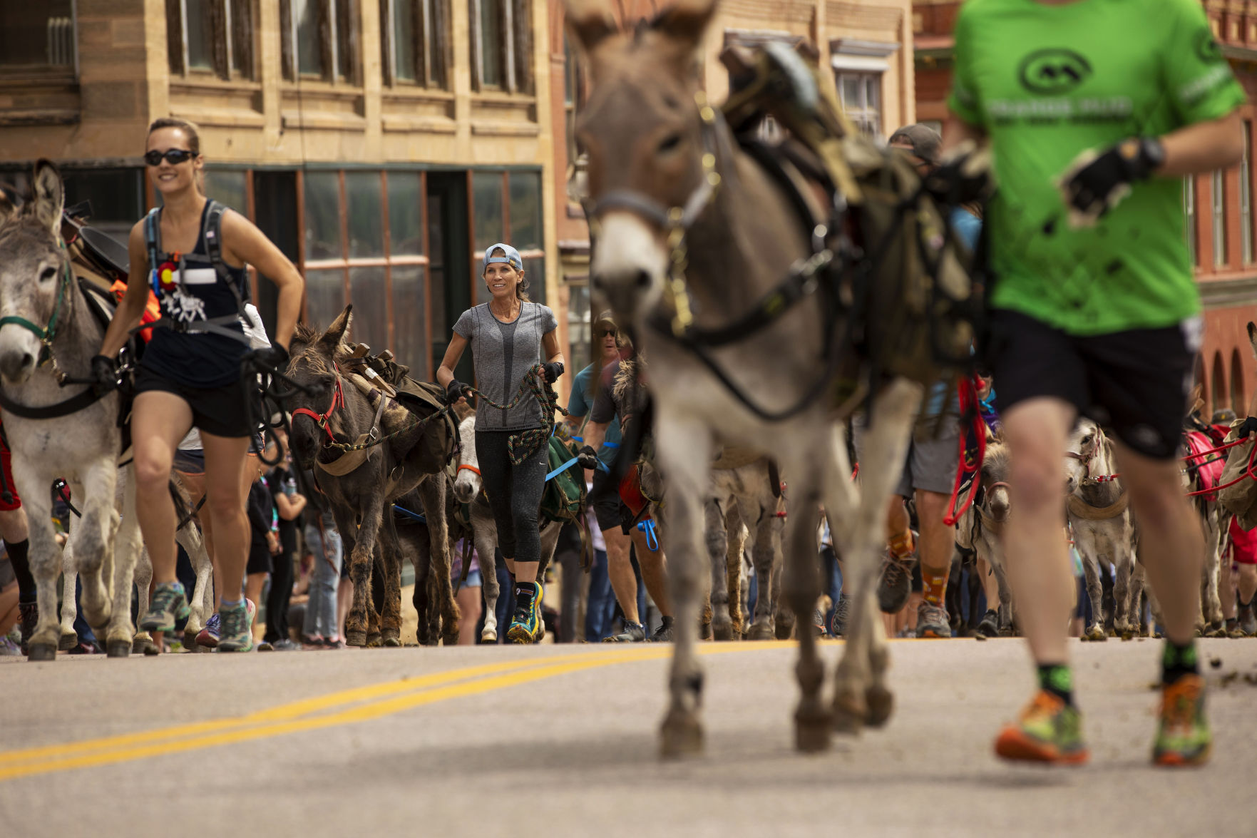 State summer sport, burro racing